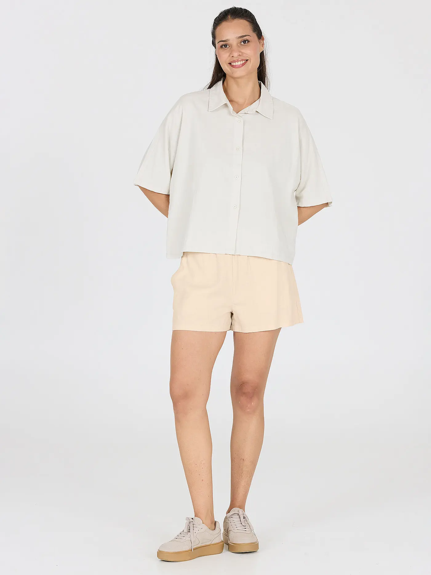ATHLECIA | Damen Short Resor Leinen | 